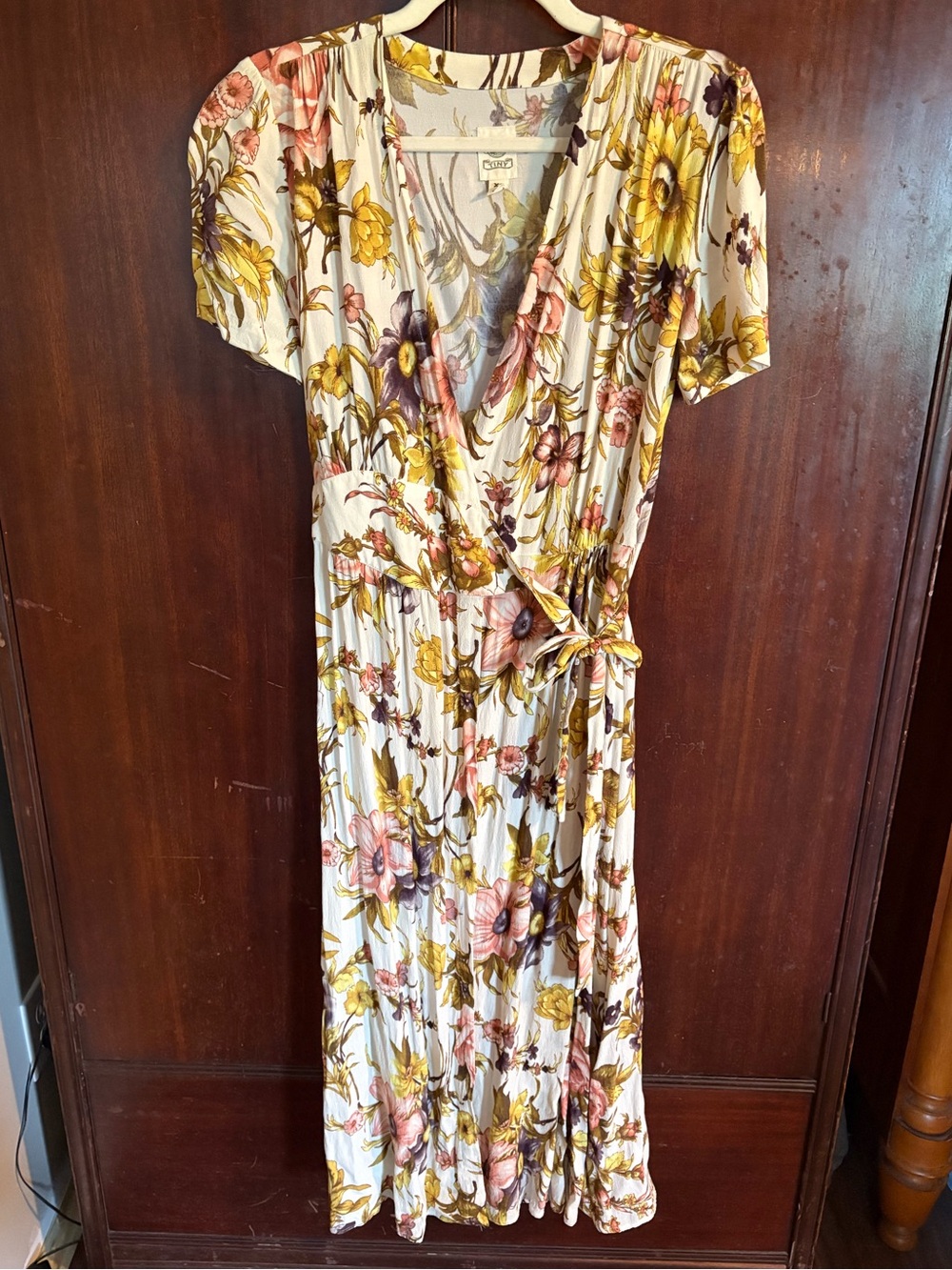 Anthropologie Tiny Floral Wrap Dress | Size XS